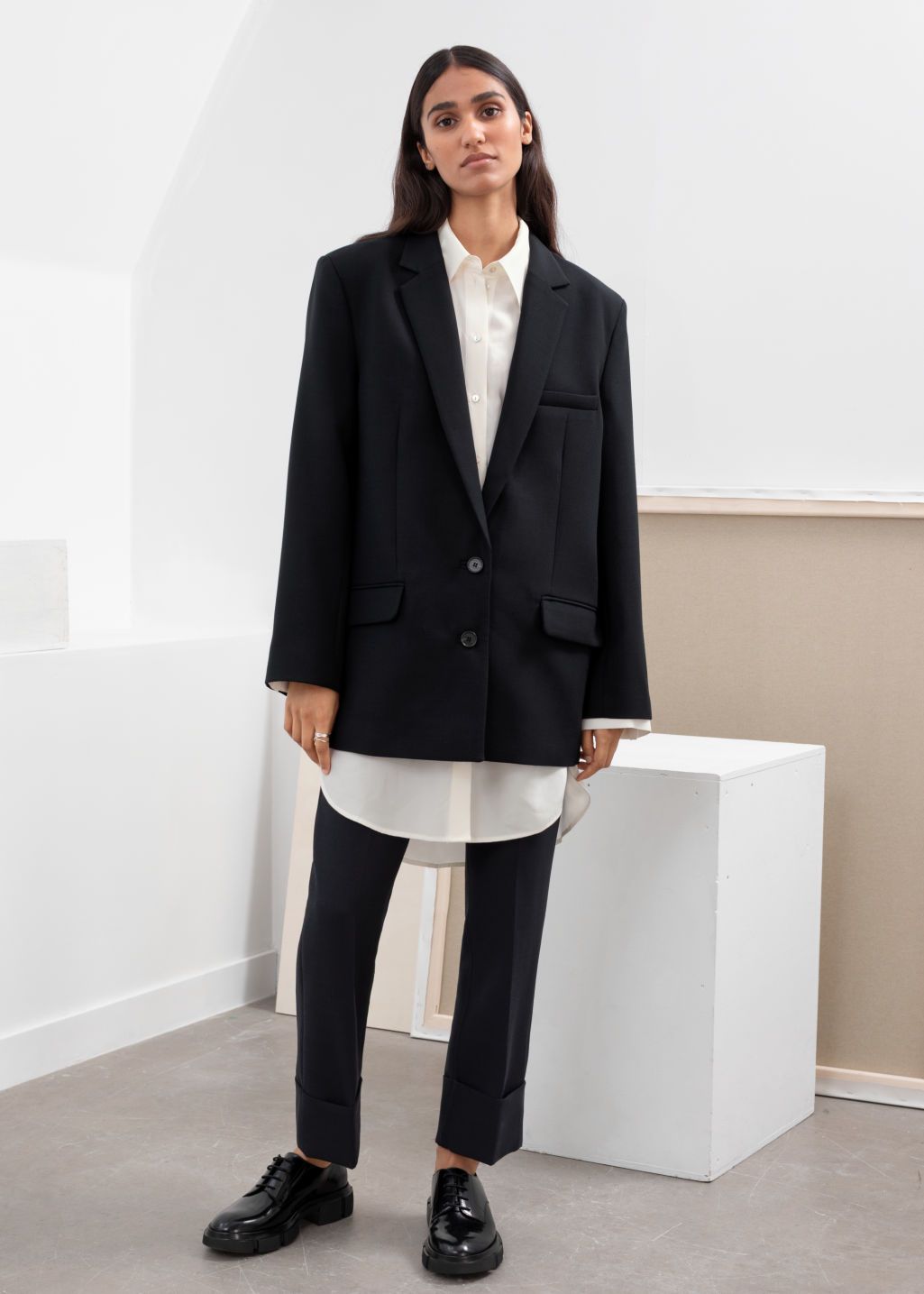 Tailored Dobby Oversized Blazer | & Other Stories (EU + UK)