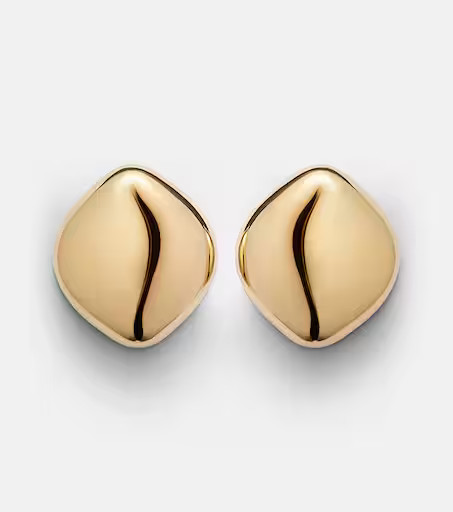 Puffy Cushion 10kt gold-plated earrings | Mytheresa (UK)