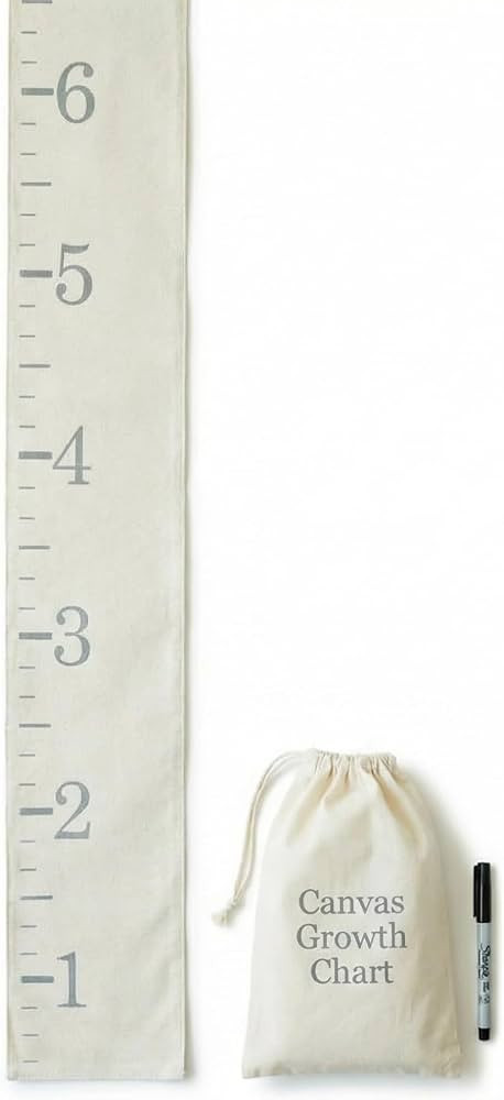 Growth Chart for Wall - Canvas Fabric Natural Color - Big Brother Big Sister Gift Children Height... | Amazon (US)