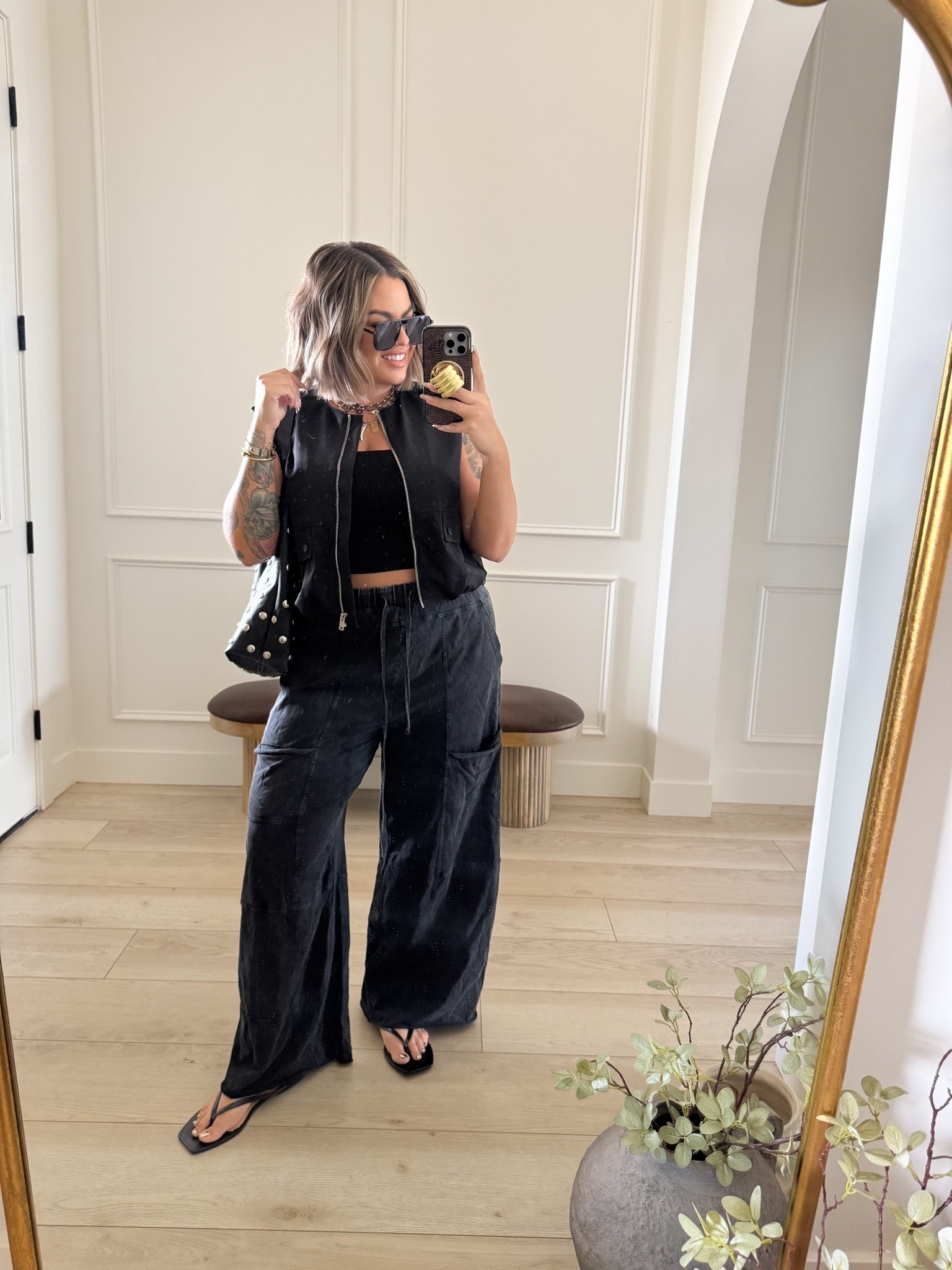 Vest size wayyyy down this is a small
Pants xl 
Tank L 
Sandals tts 
#amazon #casual #ootd

#LTKootd