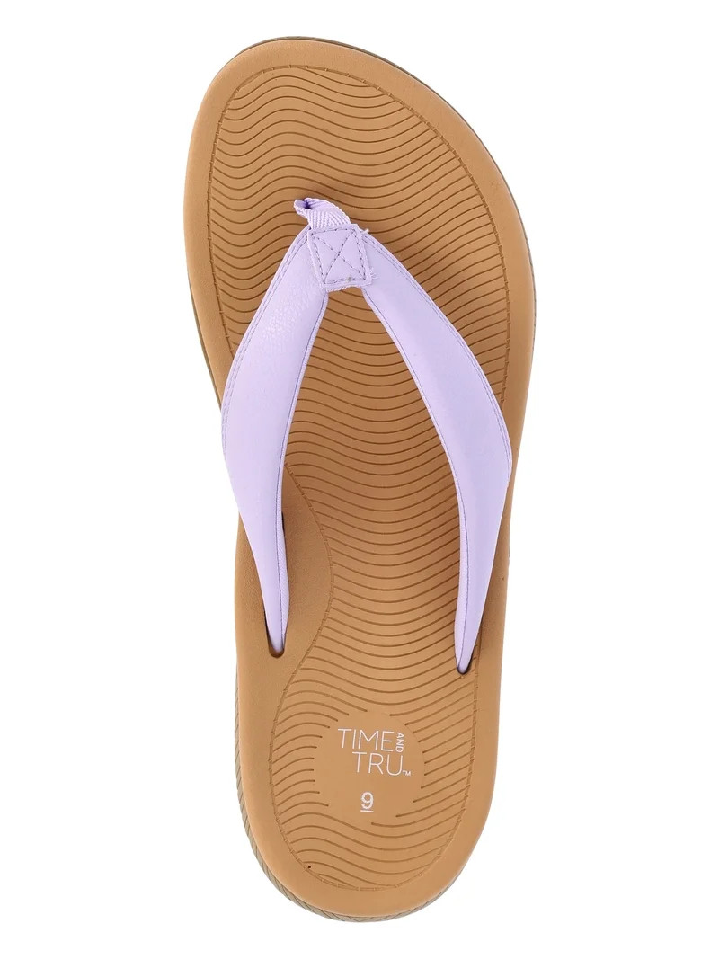 Time and Tru Women's Flip Flop Sandals | Walmart (US)