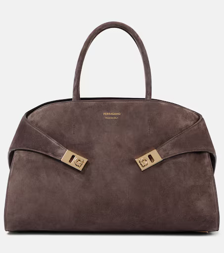 Hug Large suede tote bag | Mytheresa (UK)