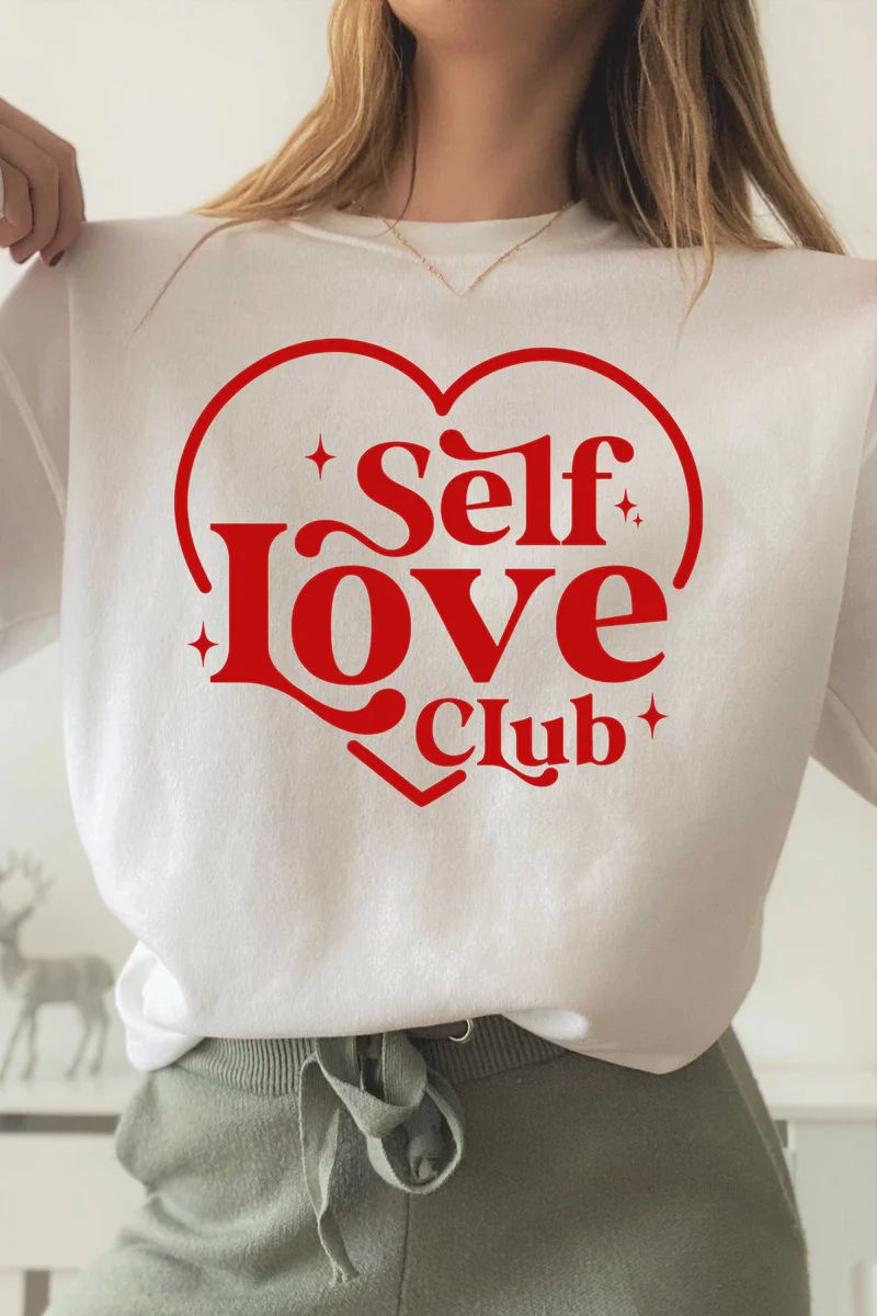 SELF LOVE CLUB SWEATSHIRT | Teggy French