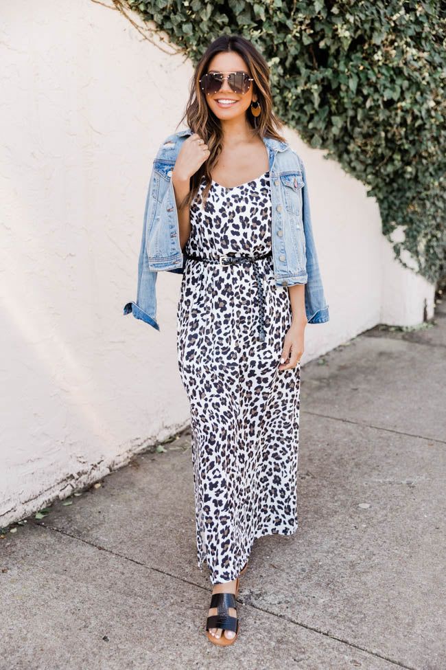 An Exotic Escape Cream Animal Print Maxi Dress FINAL SALE | The Pink Lily Boutique