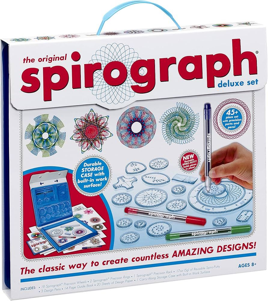 The Original Spirograph - Deluxe Set - Arts and Crafts - Kids Aged 8 Years and Up - Gift for Boy ... | Amazon (UK)