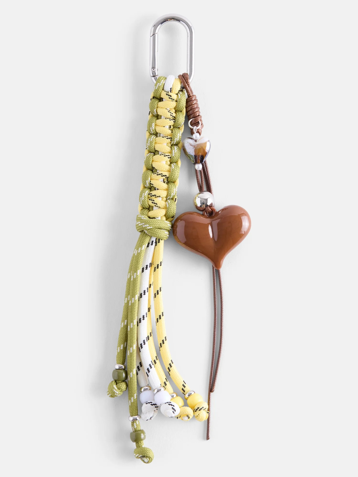 No Boundaries Women’s Heart Bag Charms, Green | Walmart (US)