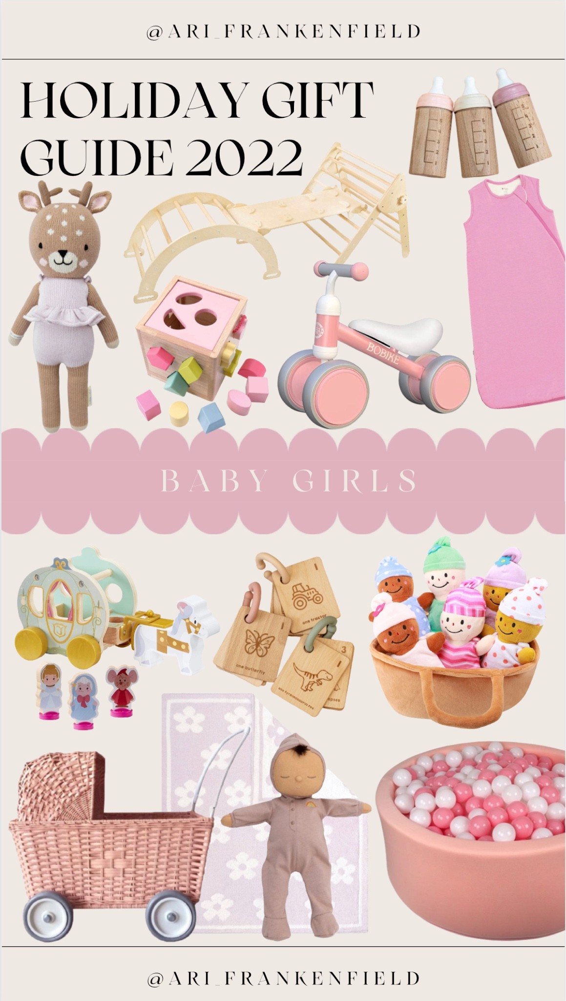 My gift guide for baby girls! #baby #girl #bike #amazon #etsy #gift #christmas #toy #babydoll

#LTKGiftGuide #LTKHoliday #LTKbaby