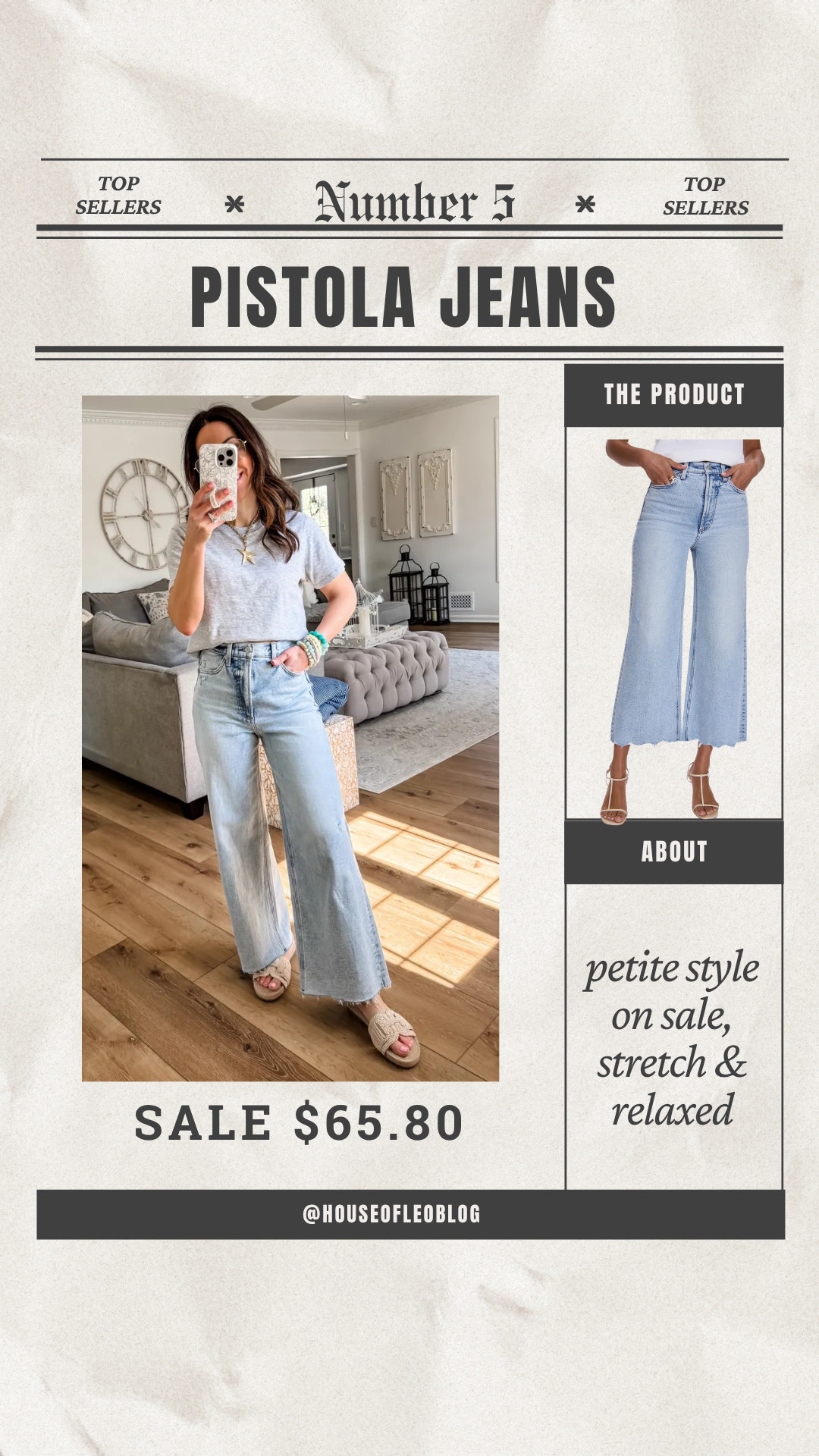 wearing 26 regular pistola jeans. small tee 

 #LTKOver40 #LTKSaleAlert #LTKPetite