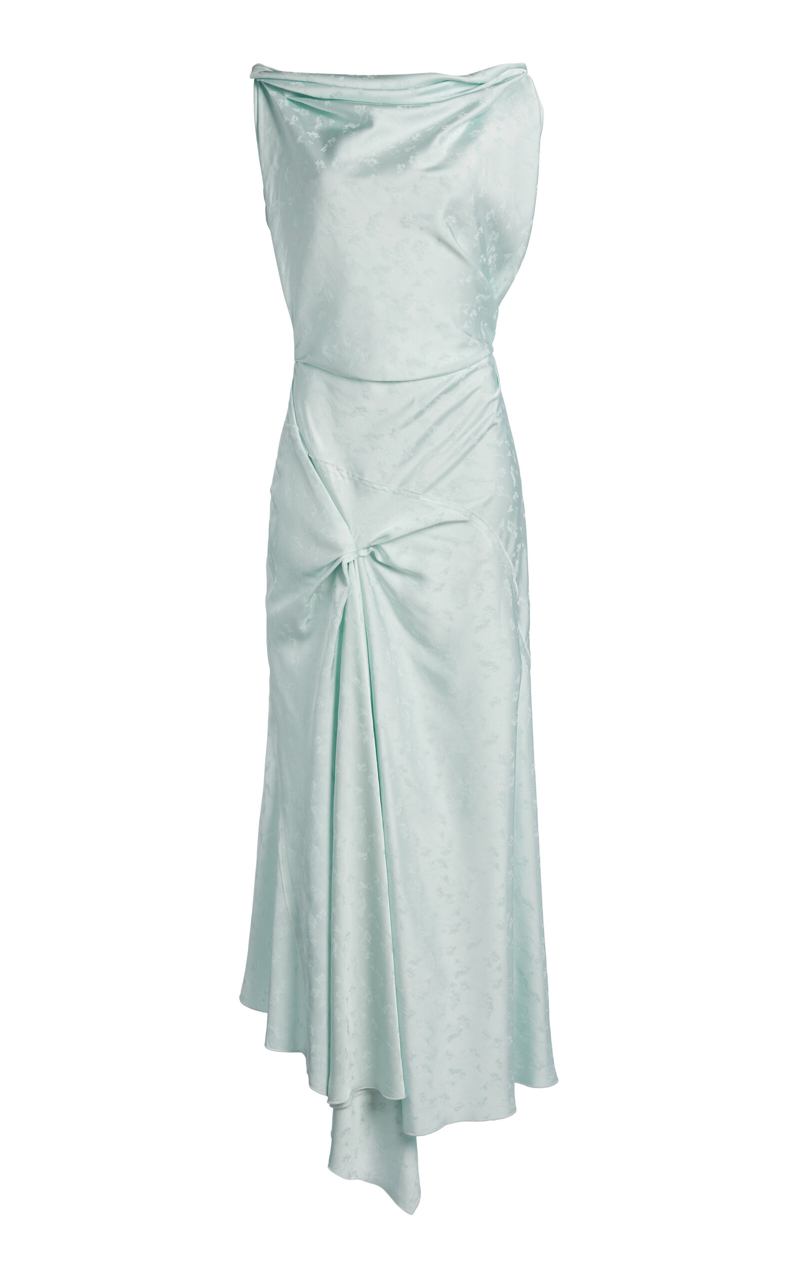 Posy Twist-Detail Midi Dress | Moda Operandi (Global)