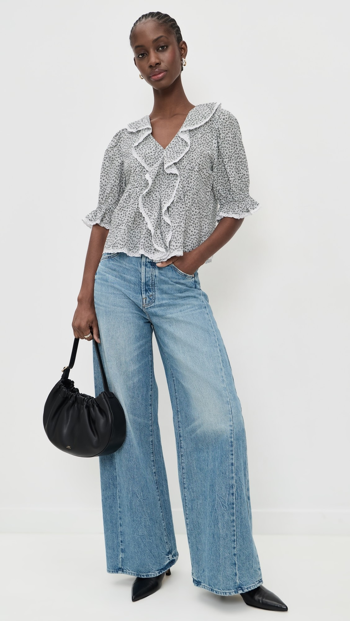 Ruffled Puff Sleeve Top | Shopbop