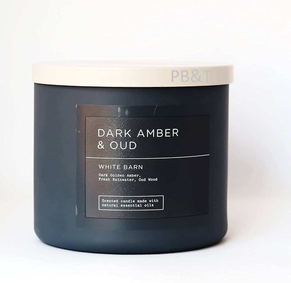 Bath & Body Works, White Barn 3-Wick Candle w/Essential Oils - 14.5 oz - 2022 Spring Scents! (Dar... | Amazon (US)