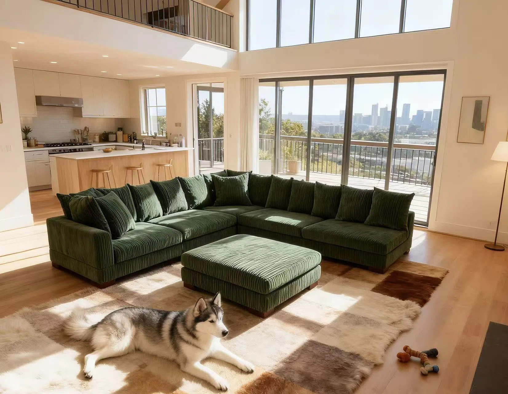 Bonsell 6 - Piece Corduroy Sectional | Wayfair North America