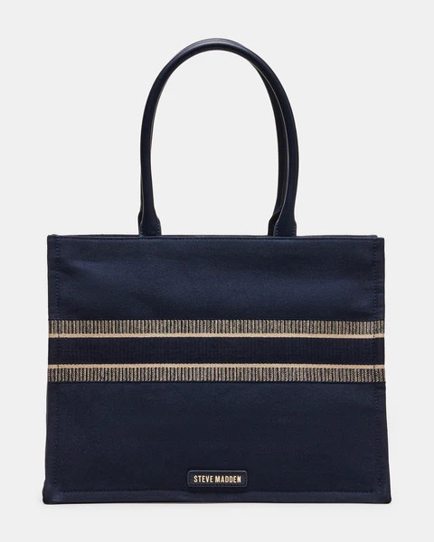KNOX TOTE NAVY MULTI | Steve Madden (US)