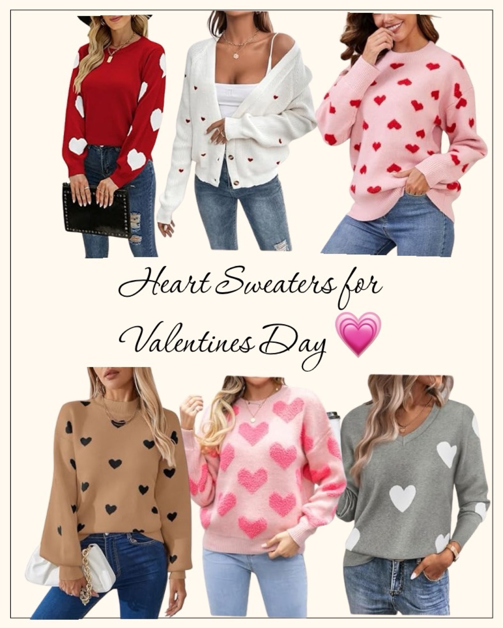 Cute Valentines Day Sweaters 💗

#LTKOver40 #LTKFindsUnder50 #LTKMidsize