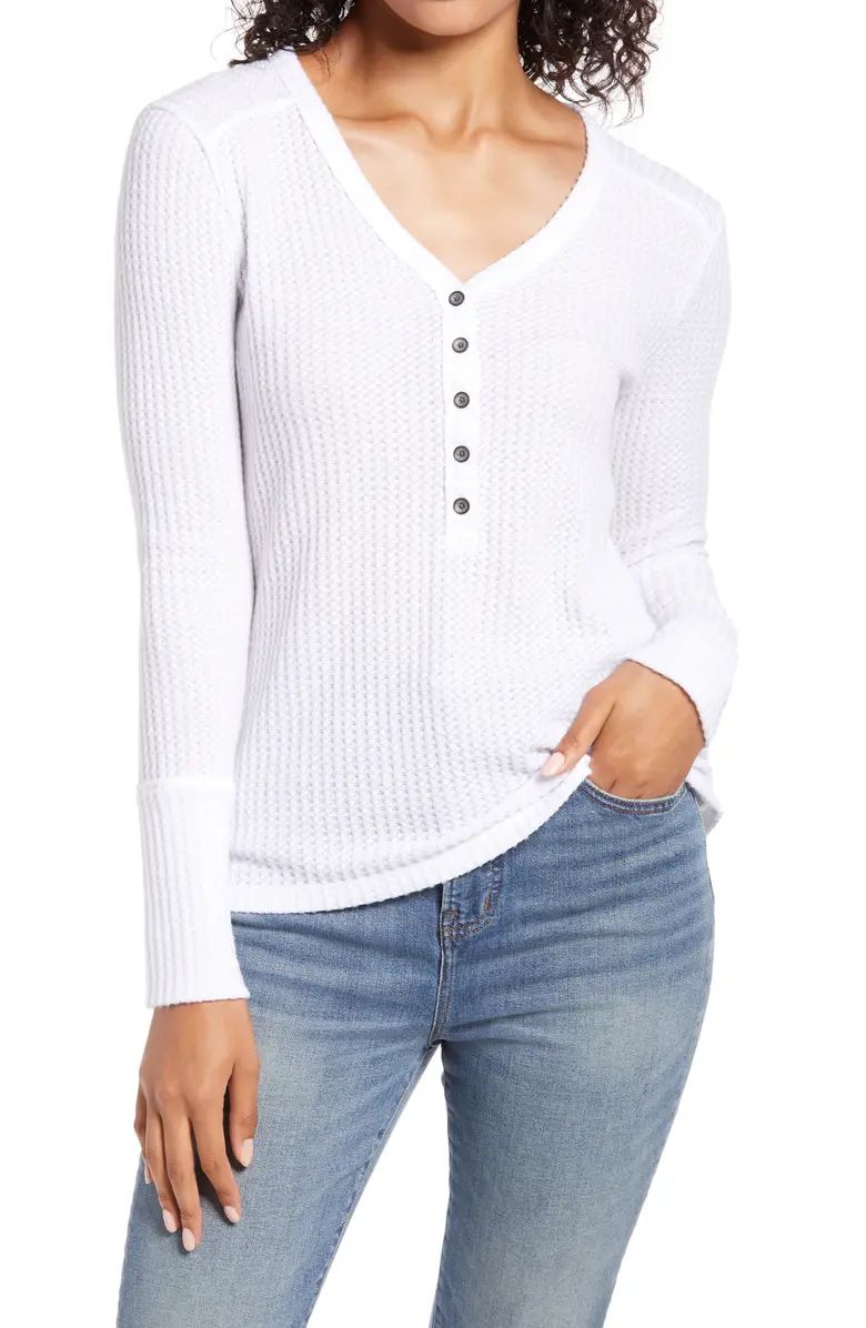 High Cuff Henley Top | Nordstrom