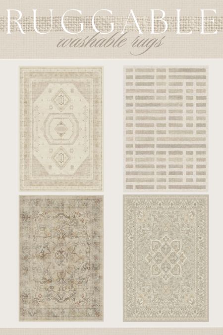 Ruggable washable rugs ✨🤍 

Loving these neutral rugs 😍 and some are 20% off today!

#rugs #ruggable #arearug #washablerug #neutralrug #homedecor #home

#LTKsalealert #LTKSeasonal #LTKhome