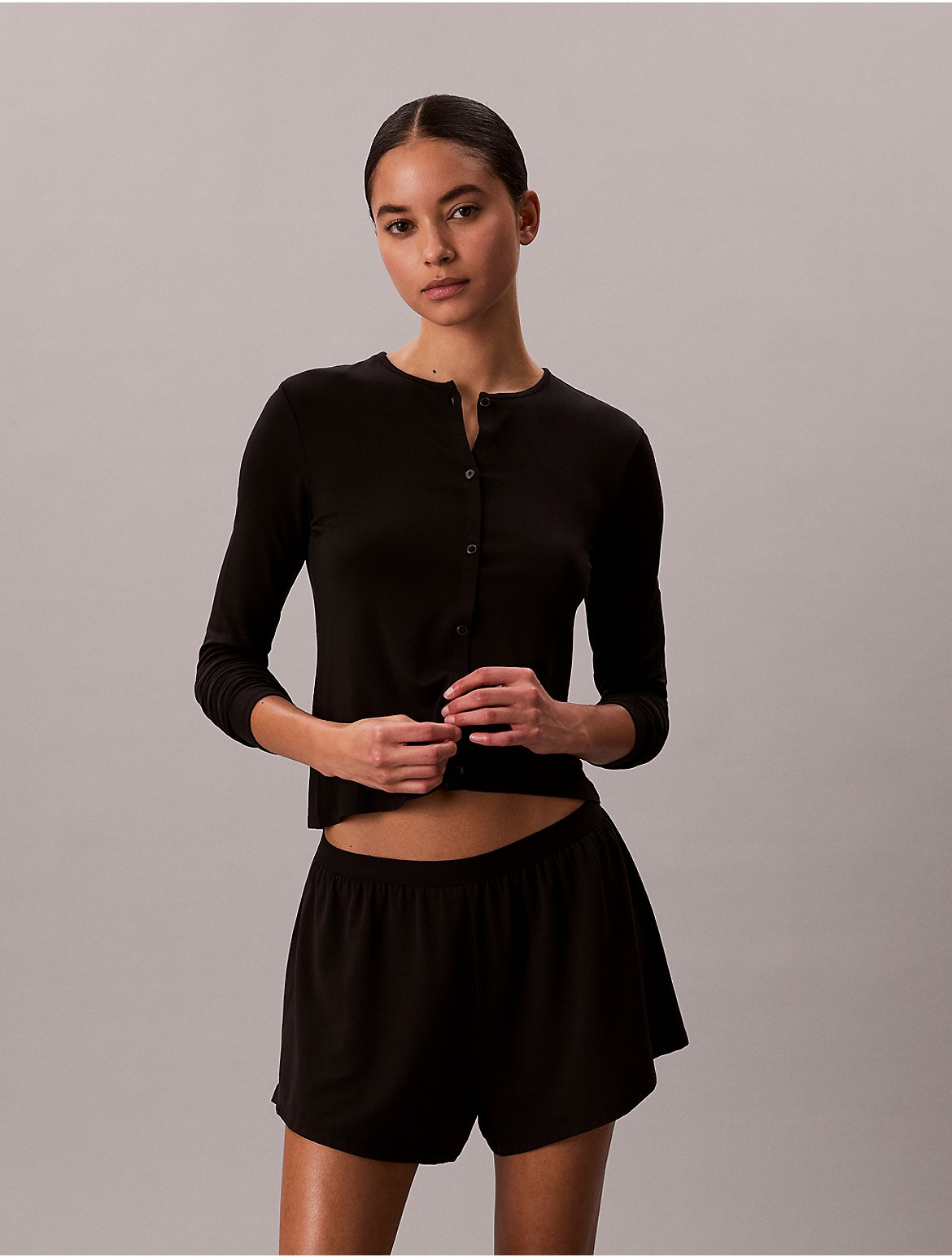 Calvin Klein Women's Ultra Soft Modal Cardigan - Black - XL | Calvin Klein (US)