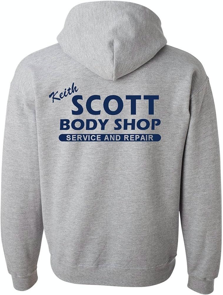 Keith Scott Body Shop Hoodie Sweatshirt OTH One Tree Hill | Amazon (US)