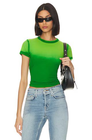 COTTON CITIZEN The Verona Tee in Clover Cast from Revolve.com | Revolve Clothing (Global)