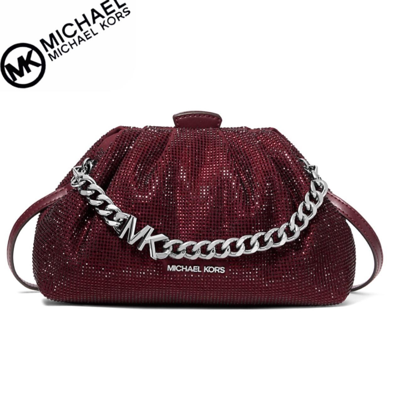MICHAEL Michael Kors Women's Crossbody bags - Red/Burgundy | Depop US