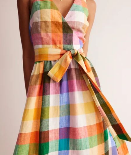 Rainbow checked dress - wedding guest outfits - travel outfit 

#LTKstyletip #LTKtravel #LTKfindsunder100