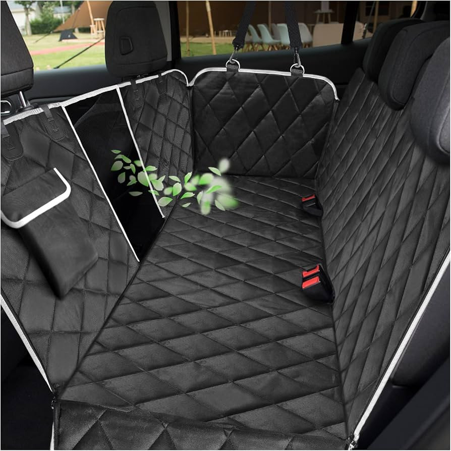 Dog Car Seat Cover,100% Waterproof with Mesh Window And Storage Pocket,Durable Scratchproof Nonsl... | Amazon (UK)