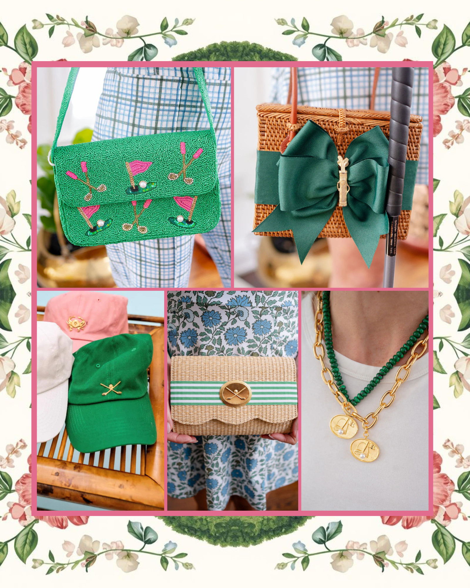 Masters Jewelry and Bag Sale!  

 Golf party accessories 
Masters outfits 

#LTKTravel #LTKSeasonal #LTKSaleAlert