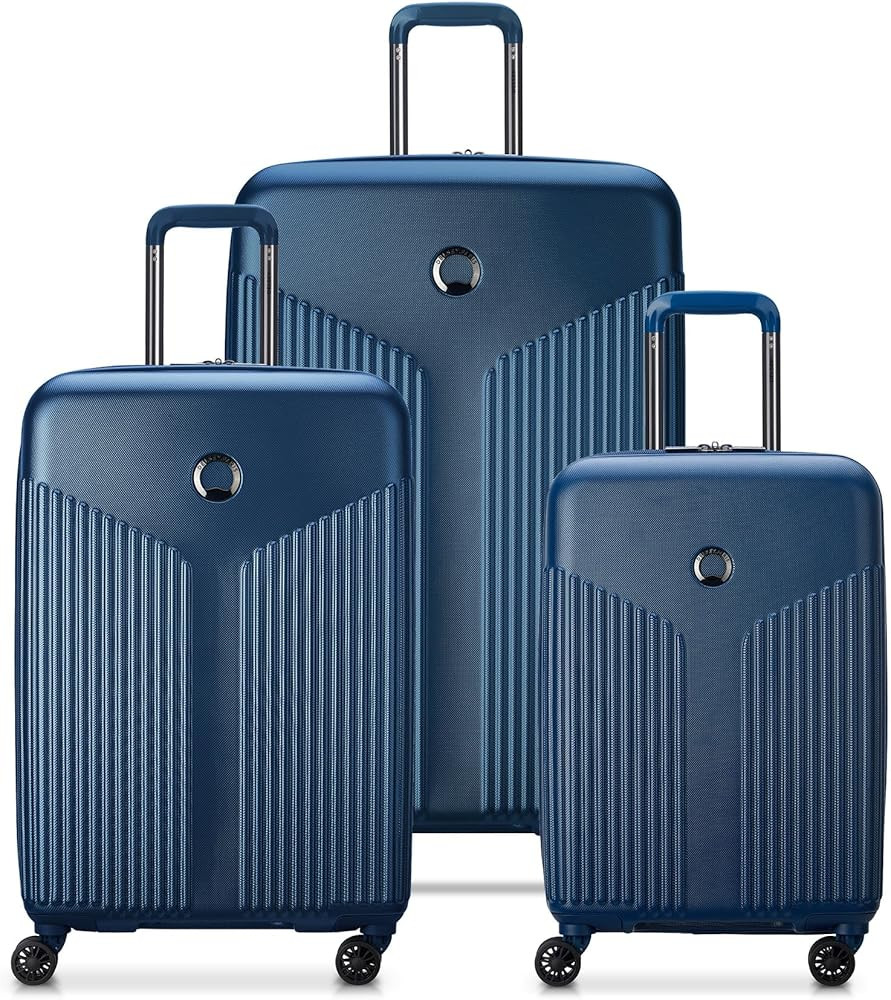DELSEY Paris Comete 3.0 Hardside Expandable Luggage with Spinner Wheels, Blue, 3-Piece Set (20/24... | Amazon (US)