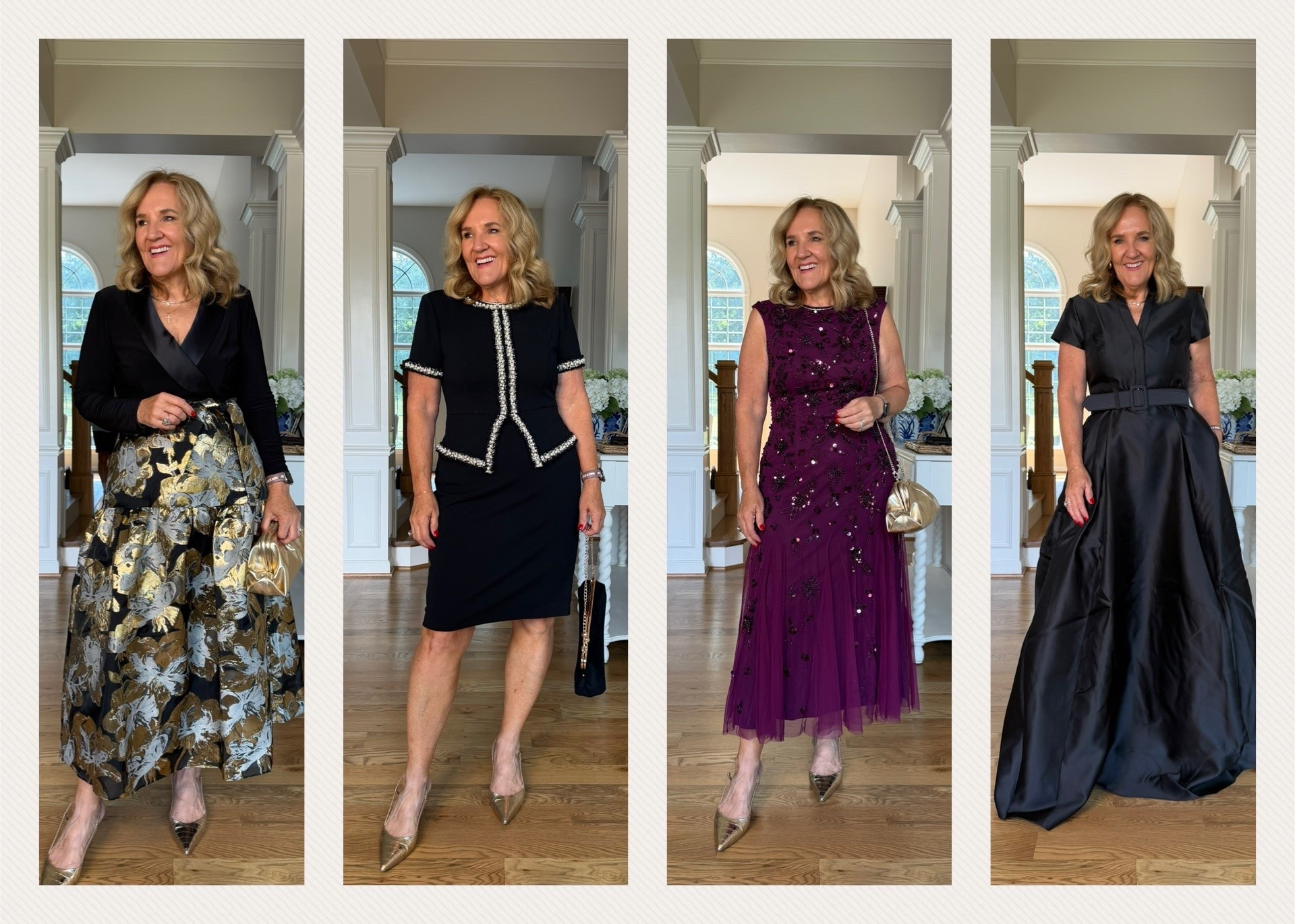 25% off sitewide 
10 petite in these. that is sizing up for me, except the gown it does not come in petite 

Fall wedding guest dress, mother of the bride mother of the groom, special event dress cocktail party dress

#LTKOver40 #LTKPetite #LTKWedding

#LTKSaleAlert #LTKOver40 #LTKWedding
