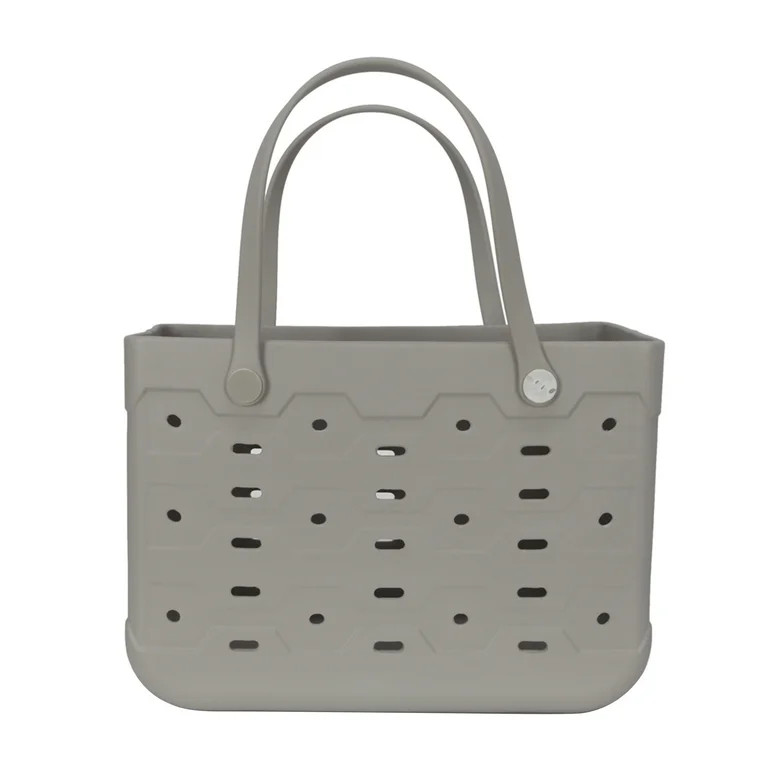 Mainstays Large All Purpose Flex Laundry Tote, Washed Stone – Waterproof & Washable – 18" W x... | Walmart (US)