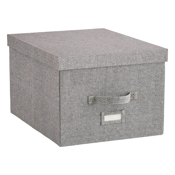 Cambridge Large Box Grey | The Container Store