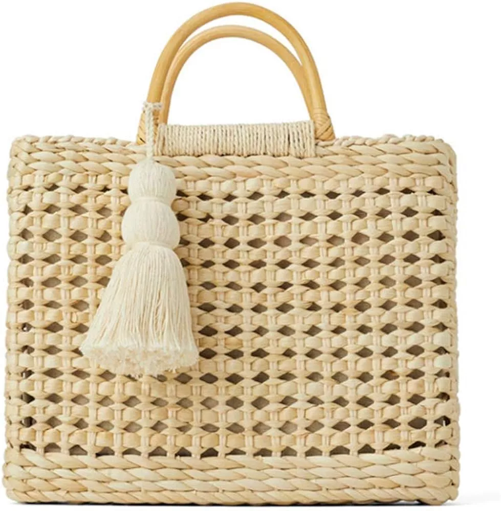 Waikiki Life 30L - Large Straw Beach Bag for Women