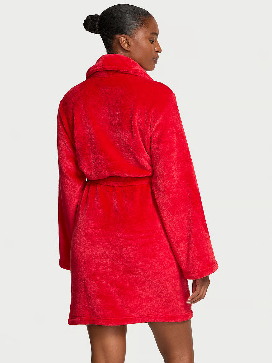 Buy Cozy Plush Robe, Red - Order Robes online - Victoria's Secret US | Victoria's Secret (US / CA )