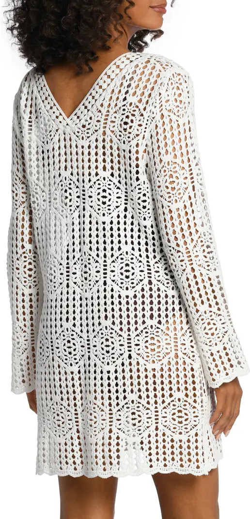 Waverly Long Sleeve Cotton Cover-Up Dress | Nordstrom