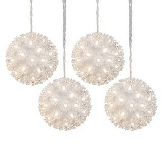 Philips 4 Count Warm White Hanging Spheres | The Home Depot