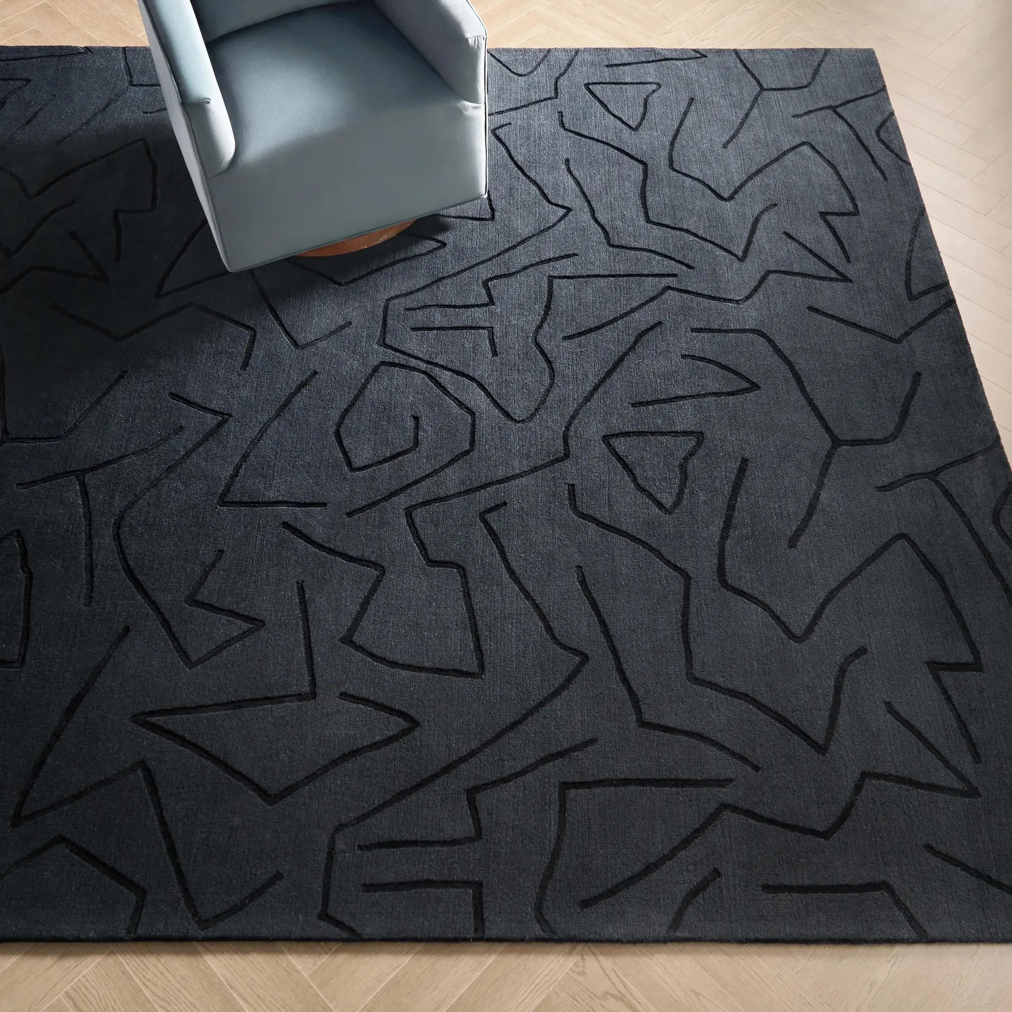 Carved Maze Rug | Z Gallerie