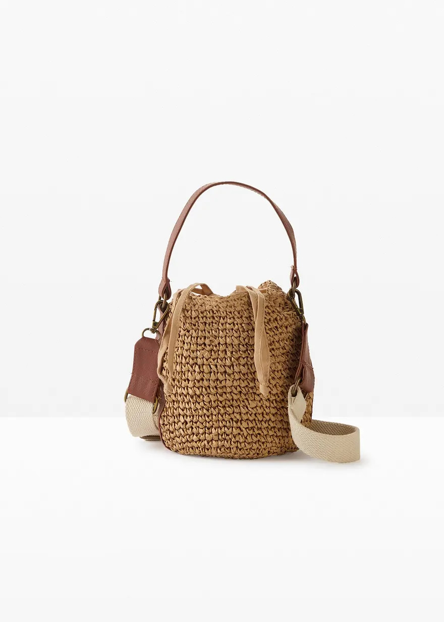 Strohbeuteltasche | Bonprix DE
