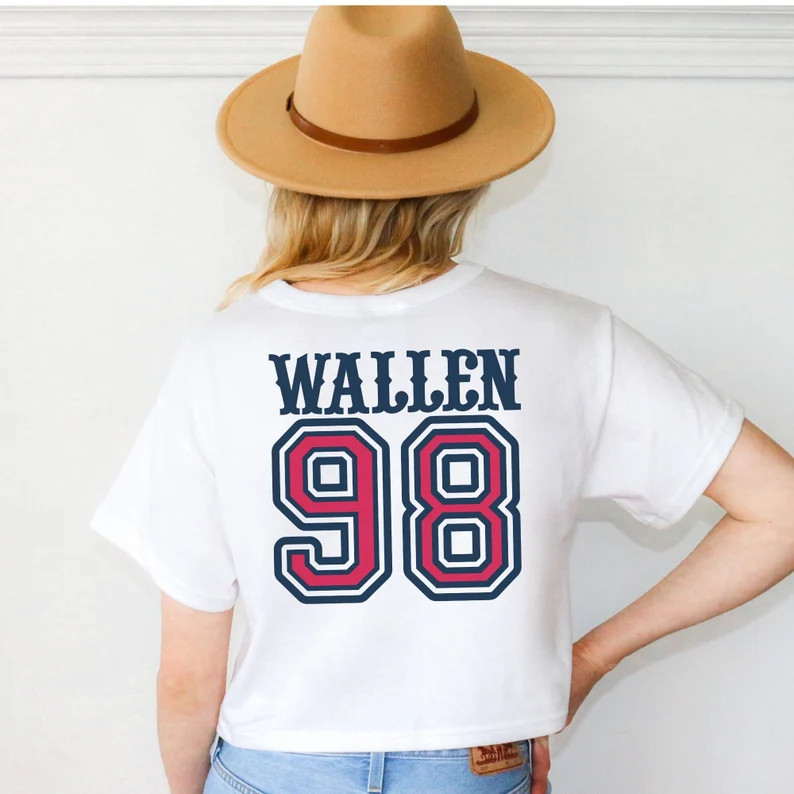 Morgan Wallen Crop Top, Morgan Wallen Shirt, 98 Braves, Country Music Shirt, Western Graphic, Wal... | Etsy (US)