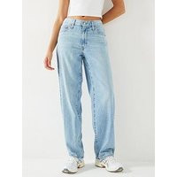 Levi's Baggy Dad Jean - Make A Difference - Blue, Blue, Size 26, Inside Leg 32, Women | Very (UK)