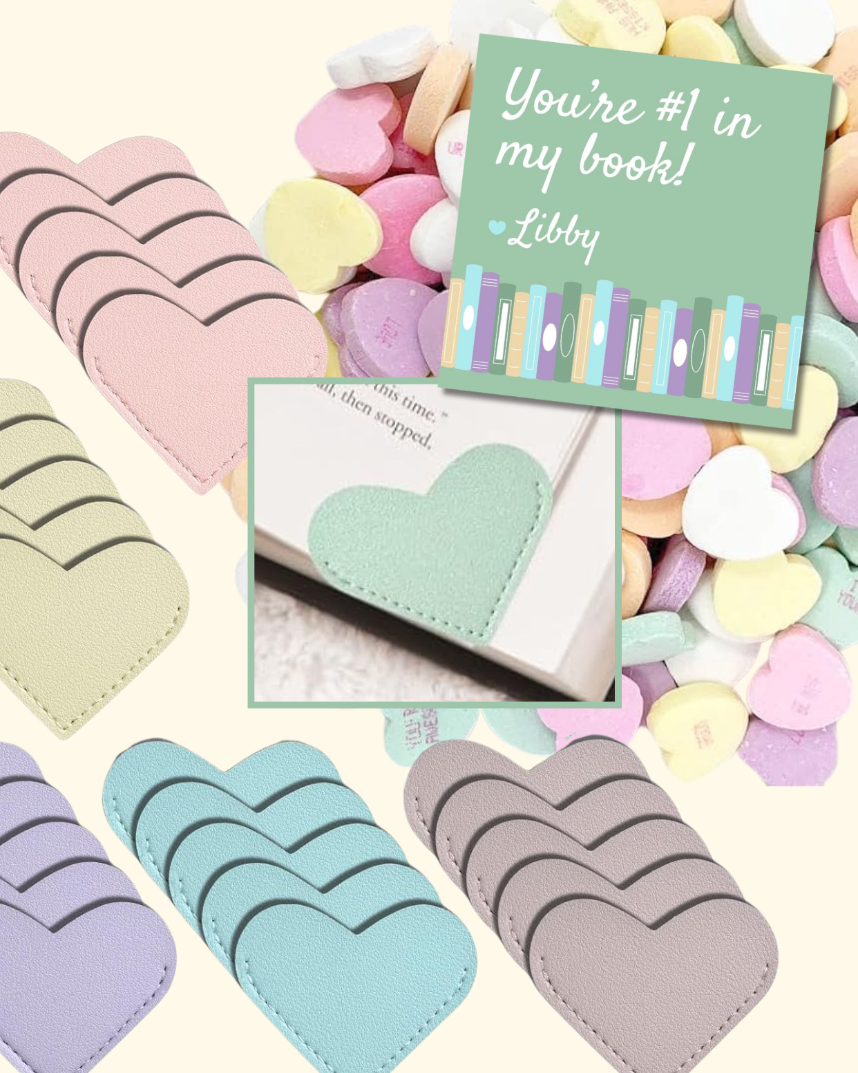 The perfect Valentine for any book lover! These leather, heart shaped book mark / corner protectors are the perfect combo of practical and fun. Sprinkle some candy conversation hearts in the bag for a sweet treat!

valentine's day class party gift exchange books bookworm gift idea 

 #LTKValentine #LTKmomlife #LTKKids