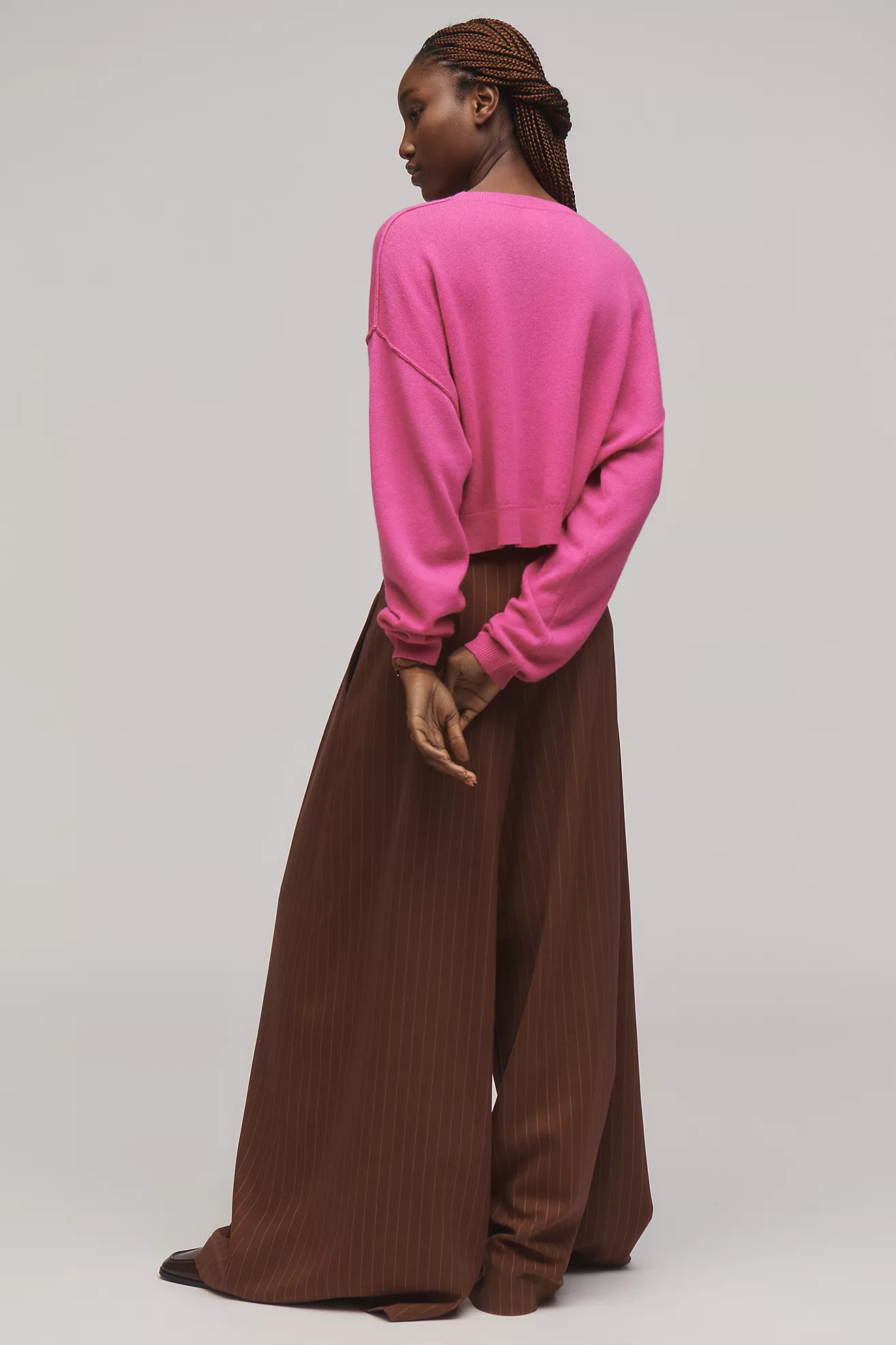 The Alani Cashmere Sweater by Pilcro: Cropped Crew-Neck Edition | Anthropologie (US)