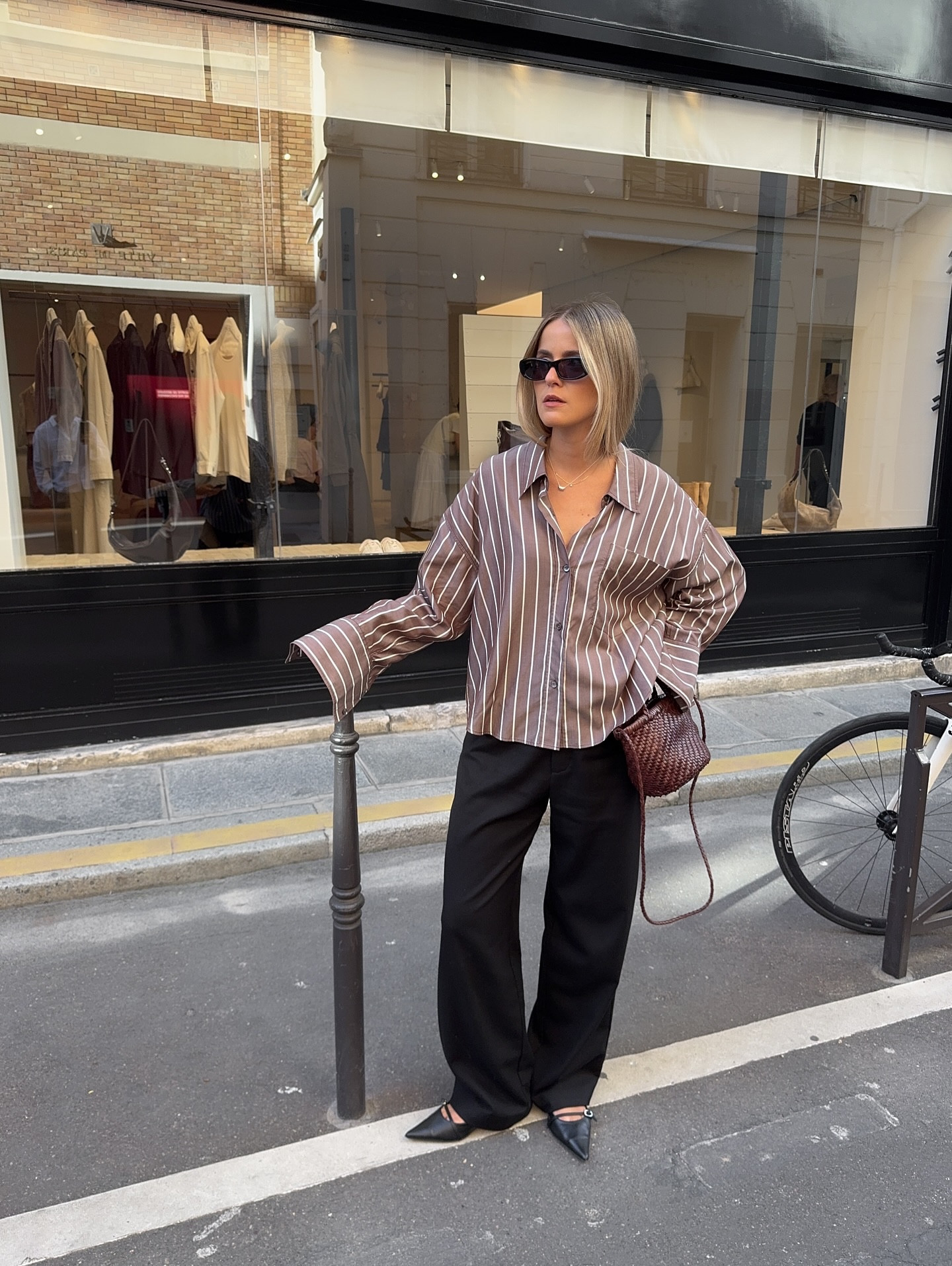 Afternoons in Le Marais
Trousers are @adelathestudio on IG

#LTKStyleTip #LTKSeasonal