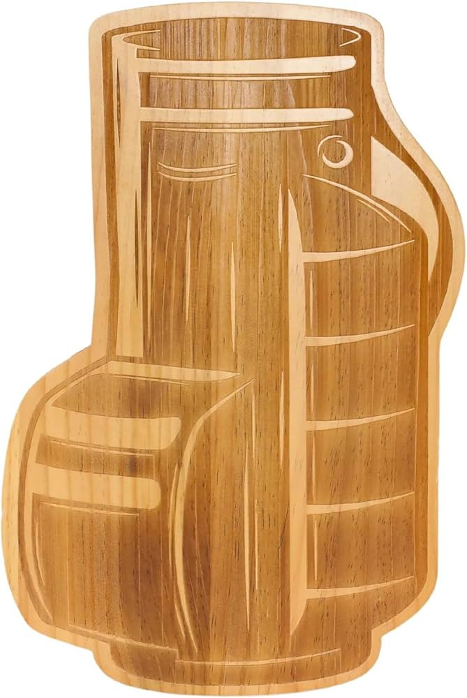 Golf Club Bag Wood Board, 12.75 Inches x 19 Inches, Gift Box Included | Amazon (US)
