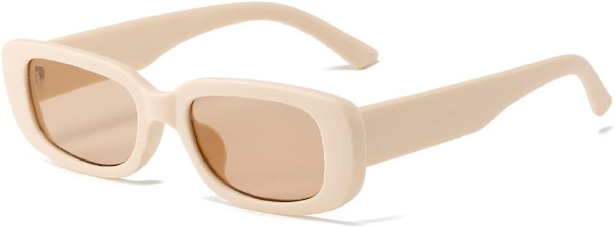 IKANOO Retro Rectangle Sunglasses for Women Men Small Square Frame Trendy Y2K 90’s Black Sungla... | Amazon (US)