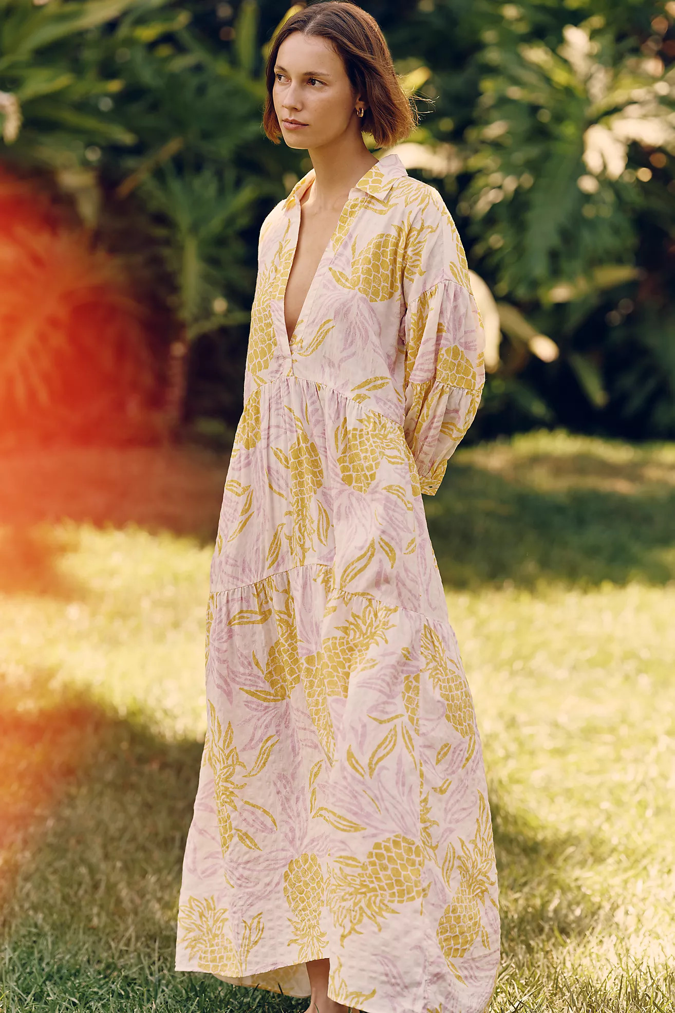 Celandine Carolita Tiered Shirtdress | Anthropologie (US)