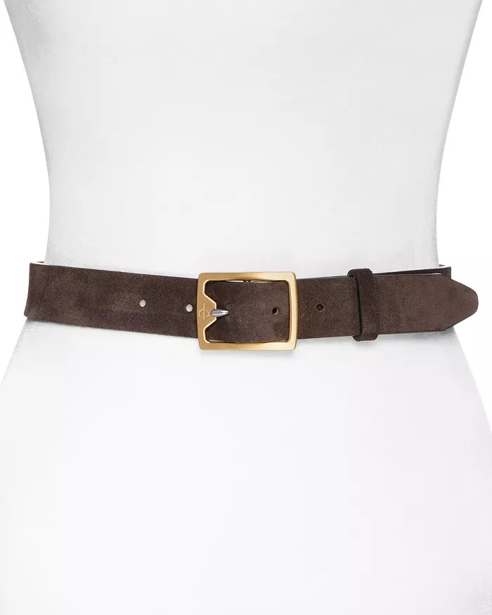 Women's Boyfriend 2.0 Suede Leather Belt | Bloomingdale's (US)
