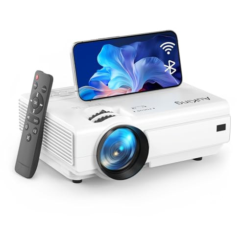 AuKing Projector, 2024 Upgraded WiFi Projector, Full HD 1080P Home Theater Video Projector, Compatible with HDMI/USB/AV/Smartphone/TV Box/Laptop | Amazon (US)