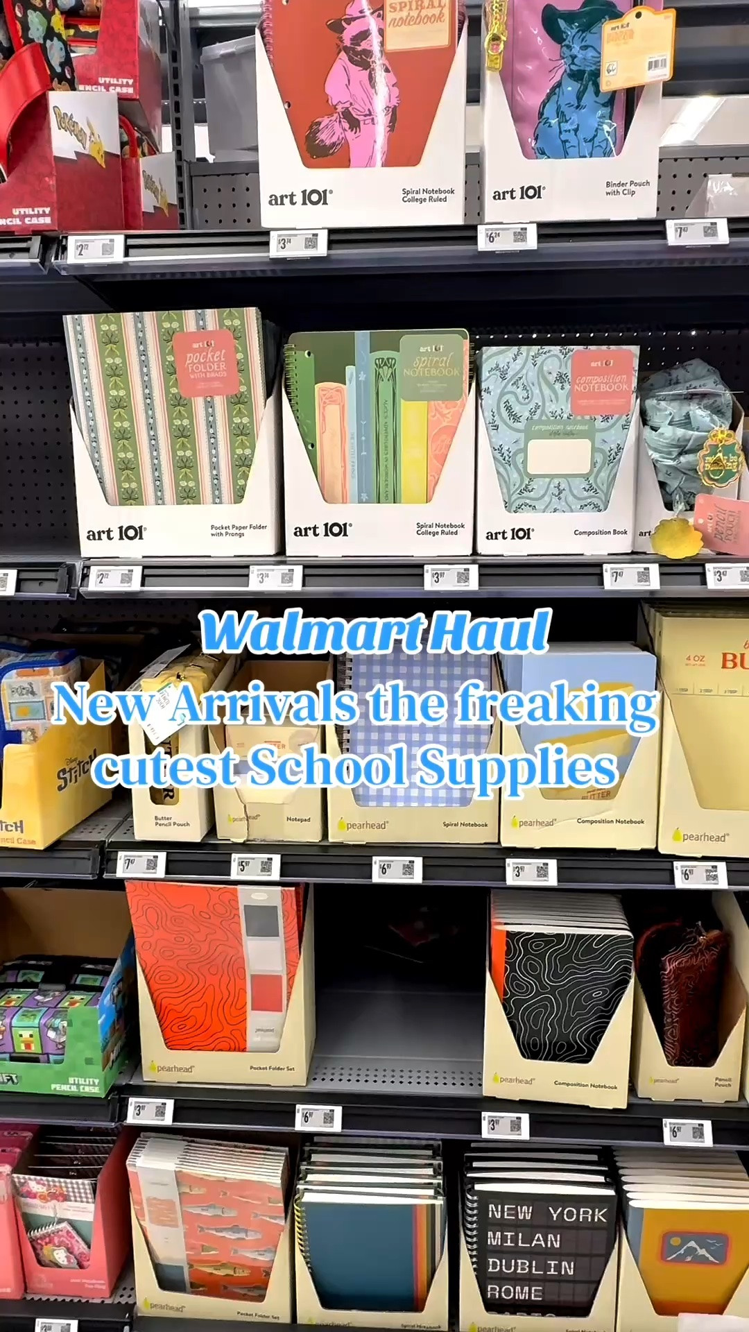 Walmart haul- New School Supplies
You guys Walmart is killing it with the school supplies this year, I want stuff for myself!😂 I linked all that I could but run to Walmart!!!!
#walmart #schoolsupplies #backtoschool #newschoolsupplies #newschoolsupplies #walmartfinds #newwalmart #walmartbacktoschool

#LTKSeasonal #LTKKids #LTKOver40