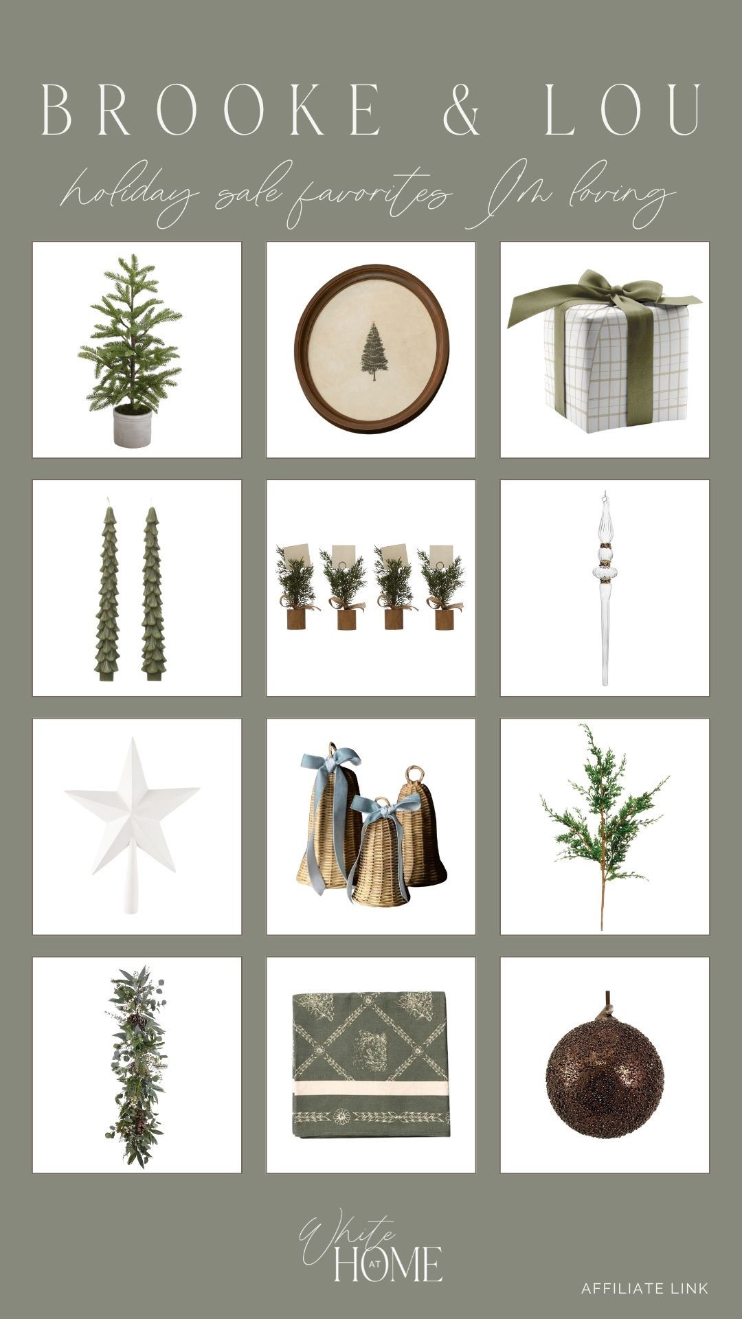 Brooke & Lou is having a huge sale on all of their holiday pieces! Gorgeous accessories, greenery, ornaments, and more. Buy for this season or save for next year! 

#LTKSaleAlert #LTKHoliday