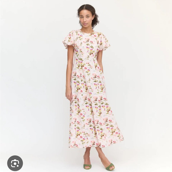Hill House Home The Dominique Floral Maxi Dress - pink bluebonnet | Poshmark